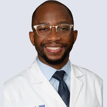 Dr. Samuel Jean-Baptiste radiation oncologist at the UF Health Proton Therapy Institute and associate professor in radiation oncology at the University of Florida